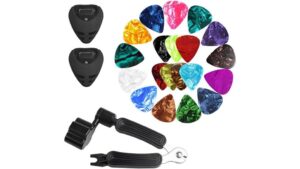 colorful celluloid guitar picks