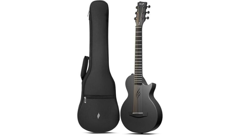 compact acoustic electric travel guitar