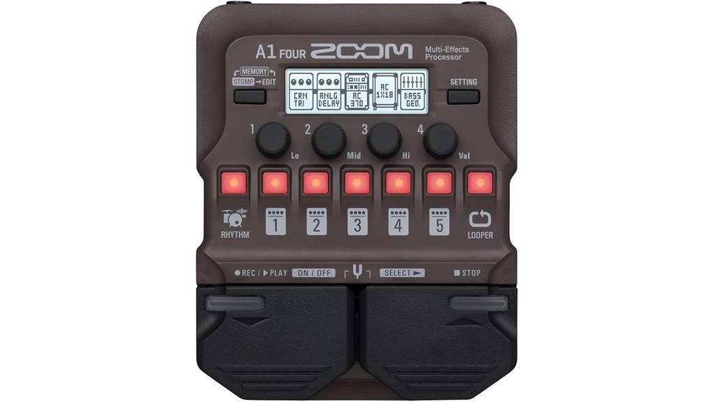 compact bass effects processor