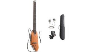 compact silent travel guitar