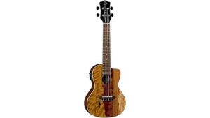 High-quality wooden ukulele with rich grain finish, perfect for musicians and beginners. Crafted for exceptional sound and aesthetic appeal.