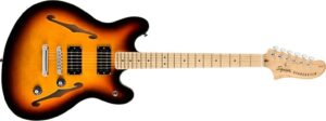 electric hollow body guitar