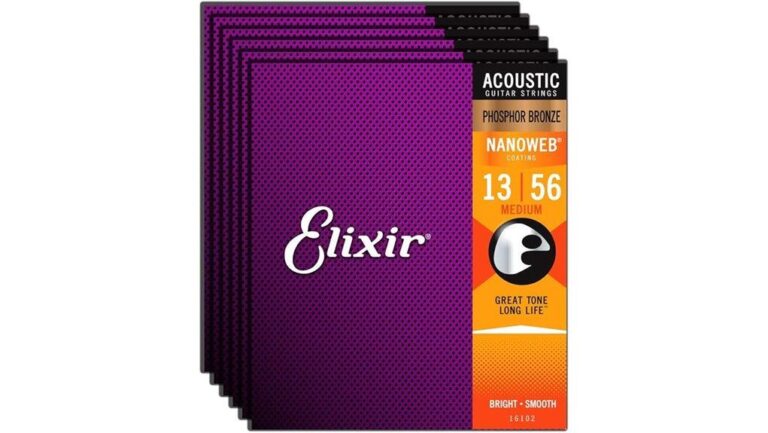 elixir phosphor bronze nanoweb strings