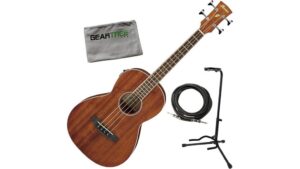 four string acoustic electric bass