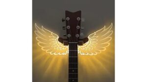 guitar shaped angel wings