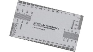 guitar string action ruler