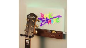 led guitar decor art