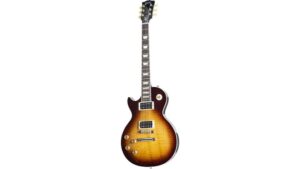 High-quality electric guitar with sunburst finish, vintage look, and premium features from Techapel. Perfect for musicians seeking professional sound and style.
