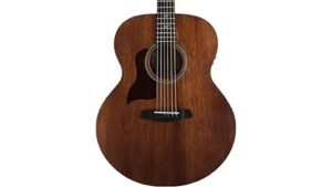 mahogany acoustic electric guitar