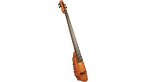 High-quality electric cello with sleek design, perfect for musicians seeking versatile sound and portability, ideal for live performances and studio recordings.