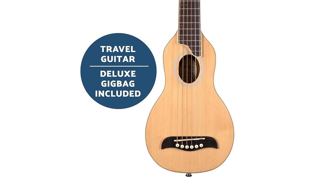 portable acoustic travel guitar