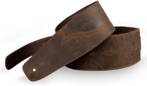 premium leather guitar strap