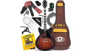 pyle jazz electric guitar