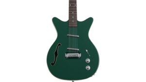 retro double cut electric guitar