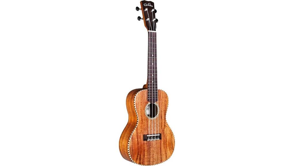 solid concert ukulele