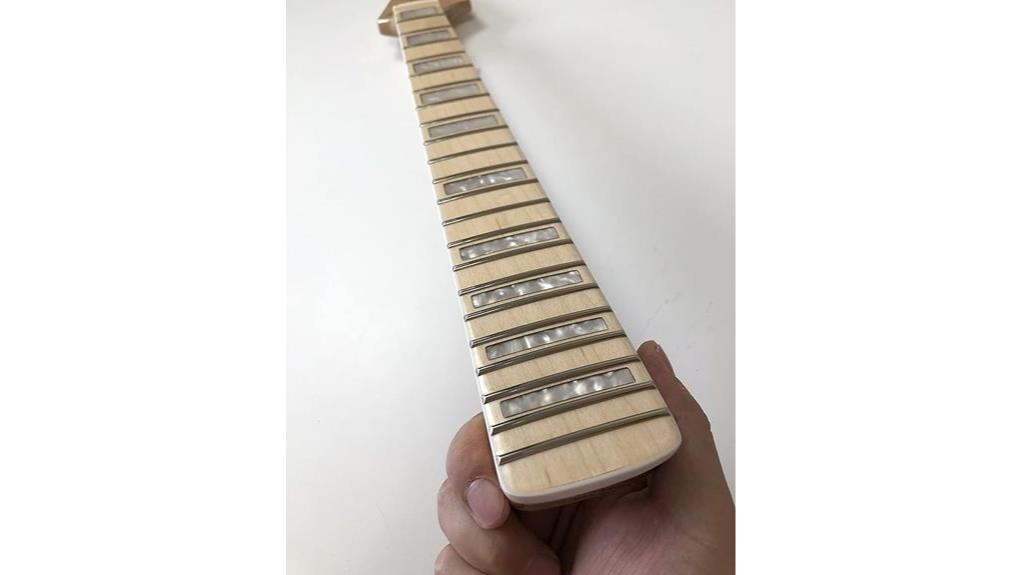 solid maple neck construction
