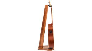 sturdy wooden guitar stand
