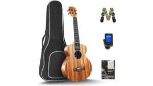 sweet sounding caramel ukulele