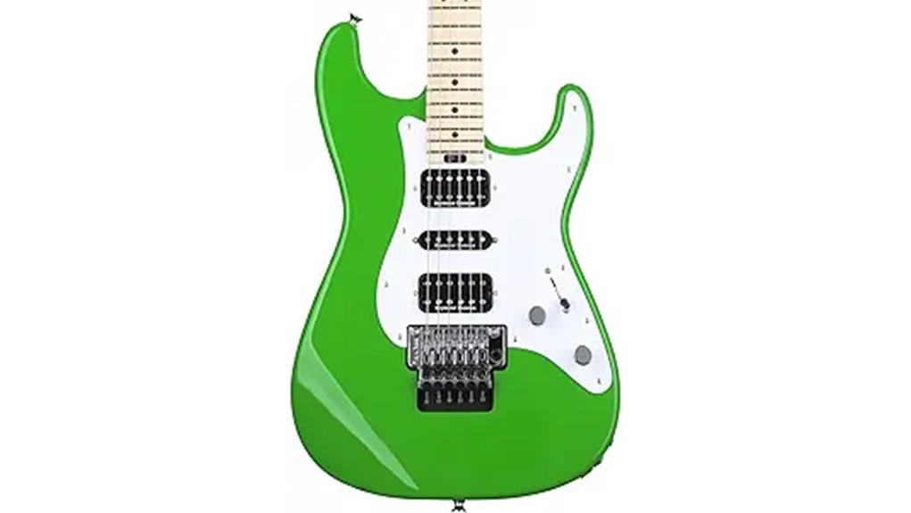 versatile high performance superstrat guitar