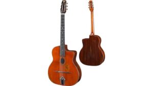 vintage gypsy jazz guitar