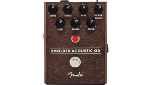 warm acoustic overdrive pedal